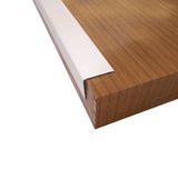 NeatiEase Alüminyum Köşe Koruyucuları, Soyma ve Yapıştırma Metal Köşe Koruyucu Kalıp Döşeme Duvar Kapı Çerçevesi Dolap Koruması için, Beyaz, 4 ft x 1.2 inç (2 adet)