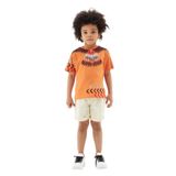 Nebbati 22SS0NB3524 Erkek Çocuk Oranj T-shirt