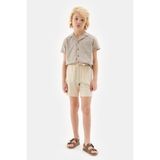 Nebbati Bg Store Erkek Çocuk Bej Şort 23ss2nb3143 - 14 Yaş