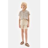 Nebbati Bg Store Erkek Çocuk Bej Şort 23ss2nb3143