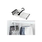 NEBİL HOME Hareketli Dolap Içi Pantolon Kravat Şal Askı Sistemi Düzenleyici Katmanlı Askılık Organizer
