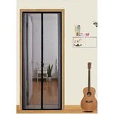 Nebil Home Siyah Mıknatıslı Kapı Sinekliği 95X205 cm Raptiyeli ve Çift Bantlıdır