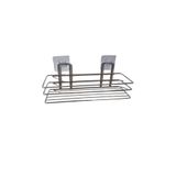 NEBİL HOME Vantuzlu Düz Metal Banyo Rafı