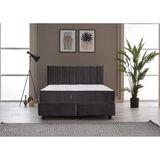 Nebilla Comfort Yatak | Soft Pocket Yay – Çift Katmanlı Soft Konfor Süngeri – Orta Yumuşak – Roll Pack - Gri - 100 × 200 cm
