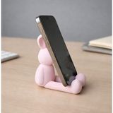 Nebron Masaüstü Tablet Telefon Tutucu. Telefon Standı. Tablet Standı. Tavşan Telefon Tutucu - Pembe