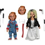 NECA Chucky ve Tiffany 2'li Set - 20 cm Kıyafetli Aksiyon Figürü | Chucky Gelini 5 İnç Aksiyon Figürü Giyinik Serisi - Tiffany ve Chucky