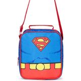 Necati Çanta Lisanslı Superman Temalı Ilkokul Beslenme Çantası - TEK EBAT - BESLENME ÇANTASI - Mavi