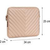 Necati Çanta Macbook Air Pro 13.3 " & 14 " Inç Laptop Kılıfı Bej - Vizon