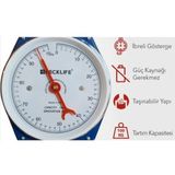 Necklife El Kantarı 100 kg Ibreli Terazi Metal Gövdeli - Beyaz - Mavi