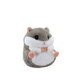 Neco Hamster Figürlü Peluş Oyuncak - Gri