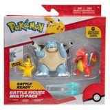 Neco Toys Pokemon Battle Aksiyon Figür Ve Figür 3'Lü Set