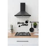 NED MDF LAZER DEKARASYON İSİME ÖZEL ÇAYDANLIK DESENLİ MUTFAK AHŞAP MDF LAZER KESİM 3MM DUVAR SÜSÜ