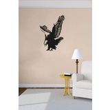 NED MDF LAZER DEKARASYON KARTAL AHŞAP TABLO MDF LAZER KESİM 3MM DUVAR DEKORASYON SÜSÜ (KENDİNDEN YAPIŞKANLI)