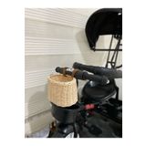 Nedabella Büyük Hasır Sepet ,bambu Scooter Sepeti, Çocuk Scooter /rattan Bisiklet Sepeti