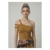 Neden Tekstil Asimetrik Tek Omuz Triko Crop Bluz