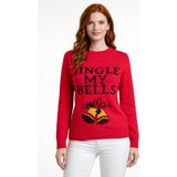 Neden Tekstil Kırmızı Jingle Bells Yazılı Yılbaşı Kazağı