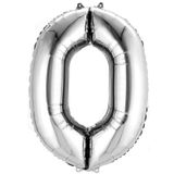Nedi 10762 0 40 Rakam Gümüş Folyo Balon