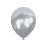 Nedi Balon Metalik Gümüş 12" 20LI - Renkli