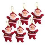 Nedi Yılbaşı Ağaç Süsü Noel Baba 6lı