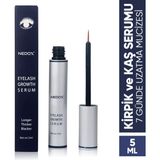 Nedox 5 ml Kaş ve Kirpik Serumu - Doğal İçerik, Uzatıcı ve Besleyici, Dermatolojik Olarak Test Edilmiştir
