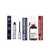 Nedox Kaş ve Kirpik Serum 6 Ml+Cilt Yenileyici Cilt Tonu Eşitleyici Kırmızı Peeling Serum Aha %30 Bha %2 Ph % 3.5 Serum 30 ml