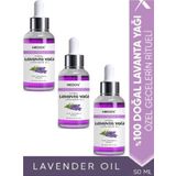 Nedox Lavanta Yağı 3 Adet %100 Doğal Bitkisel Özel Gecelerin Ritueli Lavender Oil 50 Ml