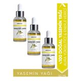 Nedox Yasemin Yağı 3 Adet %100 Doğal Bitkisel Aura Yükseltici & Enerji Verici Jasmine Oil 50 Ml