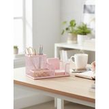 Need ND-1033 Metal Mesh Masaüstü Organizer – 3 Bölmeli, Çok Amaçlı Düzenleyici