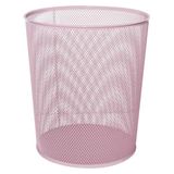 Need ND-1044 Tam Delikli Metal Fileli Toz Pembe Çöp Kovası