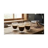Needd Çift Katmanlı Espresso Cam Bardak Seti 4'lü 80 ml | Borosilikat Cam, Isı Yalıtımlı Double Wall Tasarım | Espresso, Ristretto ve Macchiato Için Şeffaf Kahve Bardağı - Option-1 - 0 - Siyah