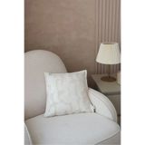 needle home textile .decoration Pablo Krem Kırlent Kılıfı (45x45)
