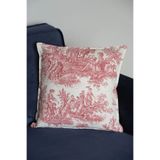 needle home textile .decoration Rusticana Bordo Kırlent Kılıfı (45x45)