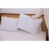 Needle Protective Micro Fitted Pamuk Kapitone Su Sıvı Geçirmez Yastık Alezi 2li 50 x 70 - 50 x 70 cm - Beyaz
