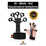 NEED&MORE #Spor Kas Parmak El Bilek Kol Güçlendirici Geliştirici Kavrama Silikon Örümcek Lastik
