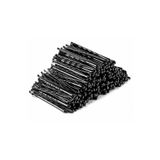 Needstore 100 Adet Kaliteli Siyah Tel Toka 5CM Kadın Saç Aksesuar Bob Pin Firkete Topuz Tutucu Toka Kına Nişan Düğün Mezuniyet Tokası