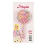 Needstore Lolipop Şeker Perma Toka Renkli Puantiyeli Kaliteli Lastik Toka Kadın Saç Aksesuar