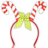 Needzo Candy Cane Tatil Saç Bandı, Noel 2023 Parti Saç Aksesuarı, Tek Beden