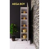 Neef Living Erzak Dolabı Mega Boy 210`LUK Demonte - Beyaz