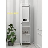 NEEF LIVING Modern Kombi Dolabı 210 cm Beyaz 3 Parça Demonte 2 Raflı Dayanıklı Tasarım