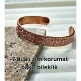 Neefy(1383) Bakır Bileklik 7 Dua Korumalı Metalik Standart
