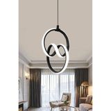 Neeko Emily Siyah Modern Sarkıt LED Avize Beyaz Işık Salon Mutfak Oda Hol Ledli Avize - 1