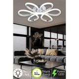 Neeko Linup LED Avize Beyaz Işık Gri Alüminyum Modern Tasarım Tavan Aydınlatma