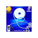 neeko Neon Esnek Şerit Led Tak Çalıştır Kumandalı - Dimmer- Mavi 5 metre