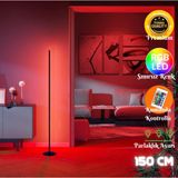 Neeko Nexus Rgb Stıck Led Lambader Full Renk Uzaktan Kumandalı Aydınlatma Sistemi Dimlenebilir 150 Cm - Siyah