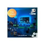 Neeko Sese Ve Müziğe Duyarlı Tv Arkası Yatak Odası Çocuk Odası Mutfak Rgb Şerit Led Tak Çalıştır 1 Metre