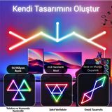 Neeko Shaped Rod Şekil Verilebilir Argb LED Çubuk 12 Li - Beyaz