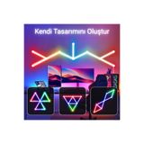 neeko Shaped Rod Şekil Verilebilir ARGB Led Çubuk 12 Li