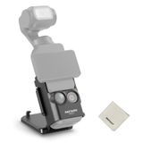 NEEWER Basics Manyetik Tutucu, DJI Osmo Pocket 3 & Creator Combo ile Uyumlu, Çok Fonksiyonlu Aksesuar Genişletme Adaptör Tutucu, 180° Plastik Kamera Tutucu, Temizleme Bezli, AC015