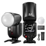 NEEWER Z2-C 2.4G TTL Yuvarlak Kafa Flaş Speedlite Canon Kameralar ile Uyumlu, Stüdyo Fotoğraf Işığı, 76Ws 1/8000s HSS, Difüzör, 2 Modelleme Lambası, TTL/M Geçiş Anahtarı, 3000mAh, 600 Tam Güçlü Flaş