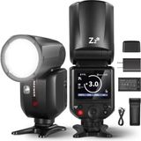 Neewer Z2PRO-C Canon Uyumlu 76W Yuvarlak Kafa Akülü Tepe Flaşı